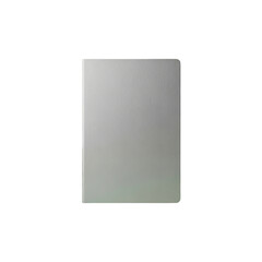 Simple Grey Notebook On Transparent Background