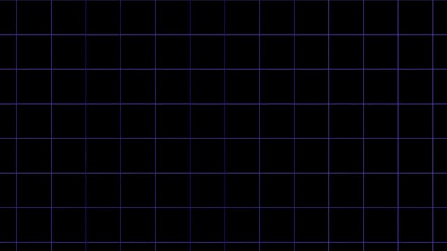 Complex Dark Blueprint Grid Animation for Advanced Mechanical Design, Industrial Technology Presentations, and Scientific Structural Planning Visuals