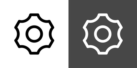 シンプルな歯車アイコン