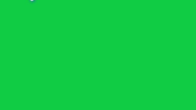 Green screen lightning effect rendered in Adobe AE