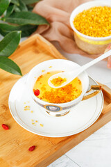 Traditional Guilin Chrysanthemum Flower Tea, Guangxi Chinese Cultural Beverage