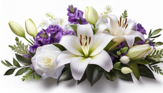 condolence card isolated on transparent white background generative ai funeral flowers grief death loss ceremony floral sadness cemetery mourning dead