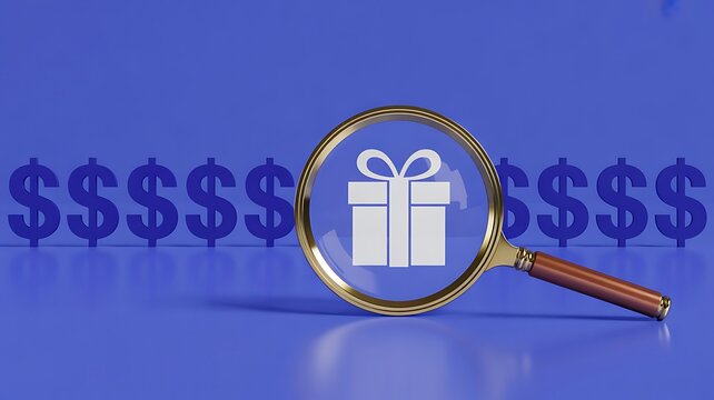 Hidden financial rewards and bonus opportunity concept
