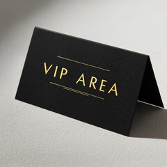 Elegant VIP Area Signage for Exclusive Events