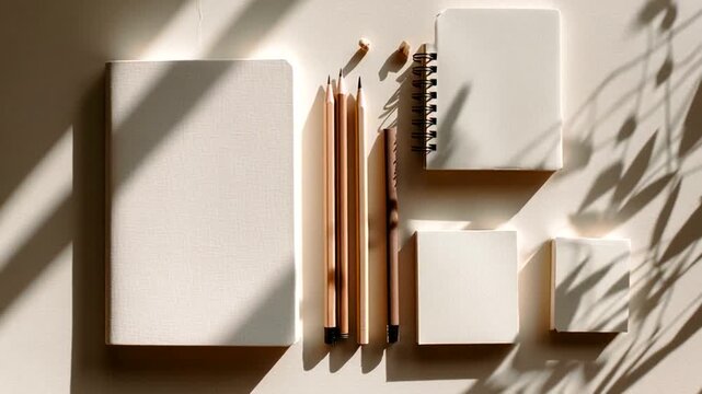 stack of old books on white background