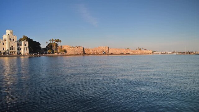 Harbor View With Nerantzia Castle in Kos, Greece