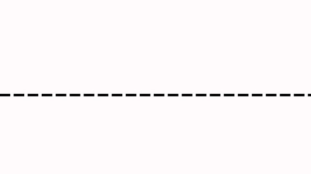 Animation of a path from one point to another. Goal concept. Dotted line animation on white background