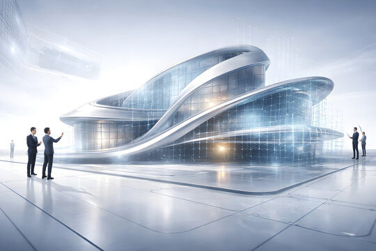 Futuristic Architectural Concept &ndash; Parametric Building Design and Digital Modeling