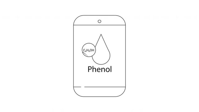 Phenol Chemical Compound Structure and Properties Explained Video.