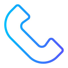 telephone gradient icon