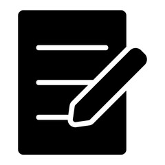 edit file glyph icon