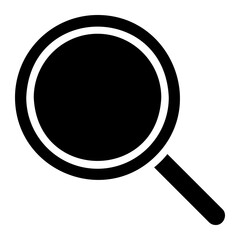 magnifying glass glyph icon