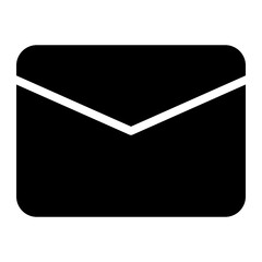 mail inbox app glyph icon