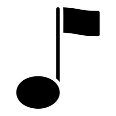 music glyph icon
