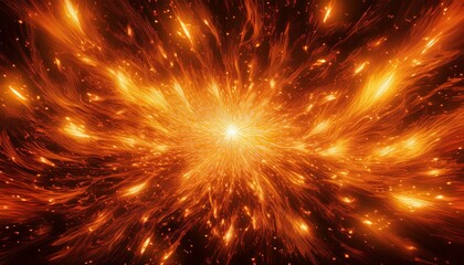 pattern of orange sparks