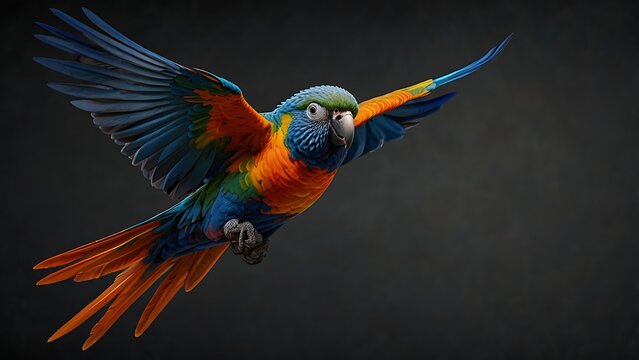 blue and yellow macaw
