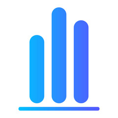 chart gradient icon