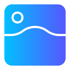 gallery gradient icon