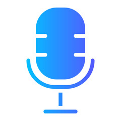 microphone gradient icon