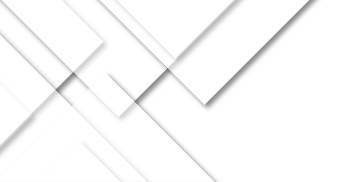 Abstract white rectangle shape geometric line background. Light Silver, Gray vector pattern in square style. Abstract technology of squares concept. vector illustration background