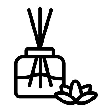 Essential diffuser Line Icon