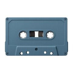 Obraz premium PNG Retro blue cassette tape design.