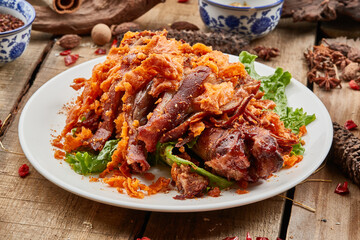 Fototapeta premium Crispy Fried Pork Knuckle