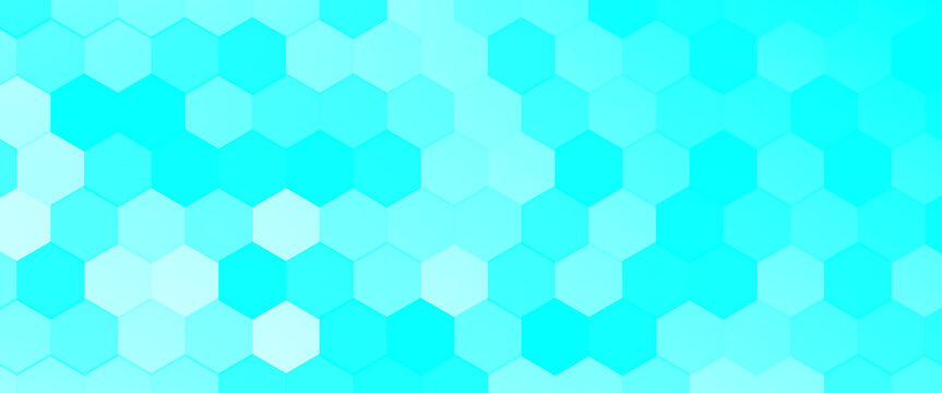 Illustration of hexagons on a multi color background. A series of polygonal backgrounds. Geometric pattern with gradient. Ideas for your business presentations, printing, design.