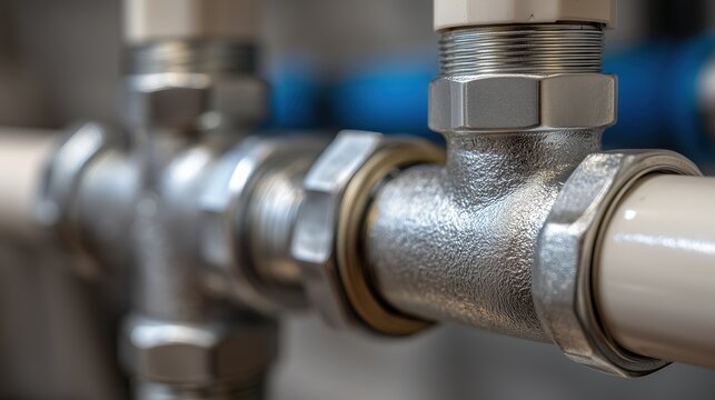 Raccords de plomberie m&eacute;talliques avec filetages sur tuyauterie