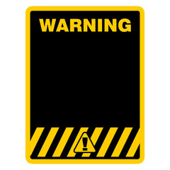 Warning sign and board vector