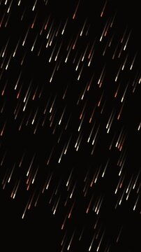 Falling Star Streaks Background Motion Light Trails Orange White Dark