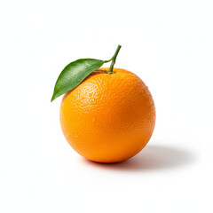 Orange Isolated on White Background