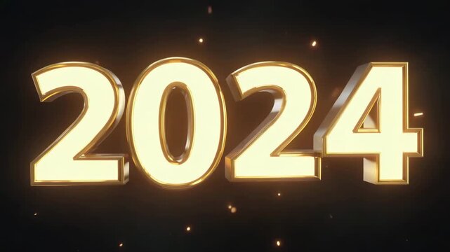 Realistic Animated Numbers with Calm Glow and Smooth Motion Flow 4K