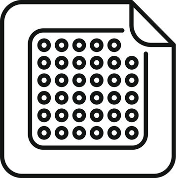 Nicotine patch providing a transdermal drug delivery system helping people quit smoking