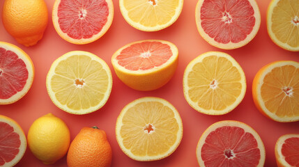 Obraz premium top view Fruits background healthy eating, dieting concept