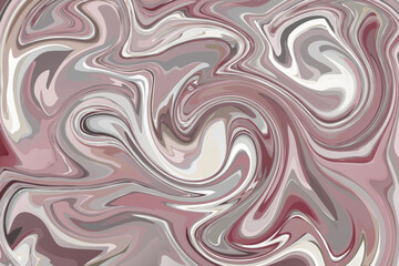Abstract Swirl Pattern Overlay Collection with Pink, Gray, White, and Beige Fluid Marble Textures for Modern Artistic Design Themes
