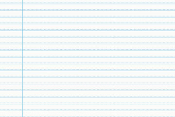 Ruled Notebook Paper Overlay Collection with Blue Horizontal Lines and Vertical Margin for Educational and Creative Backgrounds
