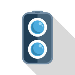 Smartphone featuring two camera lenses on its back, representing mobile technology