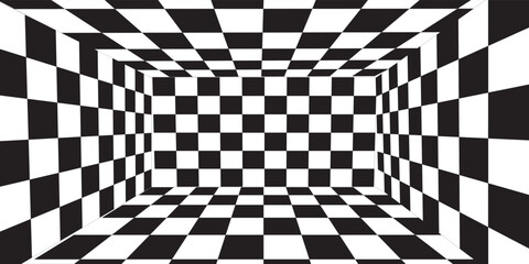 Race flag grunge background, car rally or motocross finish flag with vector checker pattern. Grunge race flag for car racing sport or bike speedway, motorsport