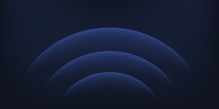 Digital technology futuristic internet network connection dark black background, blue abstract cyber information communication, Ai big data science, innovation future tech, line illustration vector 3d