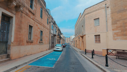 Fototapeta premium Marsaxlokk Fisherman’s Village in Malta on sunny day