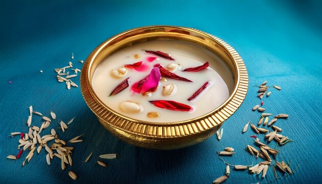 Sarkara Payasam Arranged In Golden Vessel Onam Special Ari Payasam With Uruli