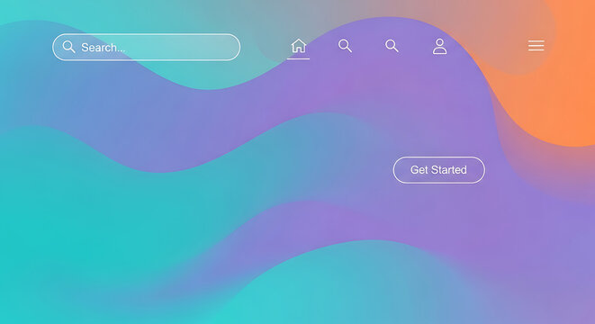website hero background, modern abstract gradient, clean UI style, high resolution--v 6.1 --ar 16:9 --q 2"