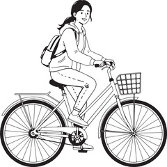 students vector silhouette 