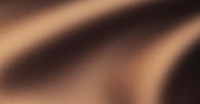 Abstract Caramel Brown Gradient Texture with Grainy Noise Effect banner poster header wallpaper backdrop design warm tan mocha coffee swirl organic shadow elegant earthy landscape luxury sand