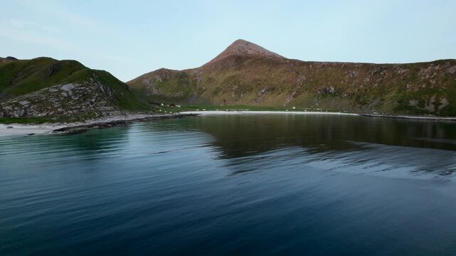 Haukland Beach, Lofoten, Norwegen