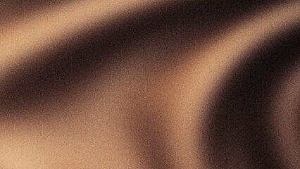 Abstract Mocha Coffee Brown Gradient Texture with Grainy Noise Effect banner poster header wallpaper backdrop design warm tan caramel swirl organic shadow elegant earthy landscape luxury sand © R.TREANDS
