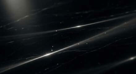 Glowing light streaks on black.