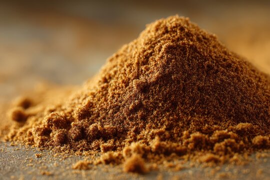 Soft-lit ground cumin texture background for design projects