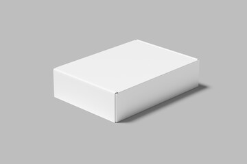 Realistic Partitioned Box Blank Mockup